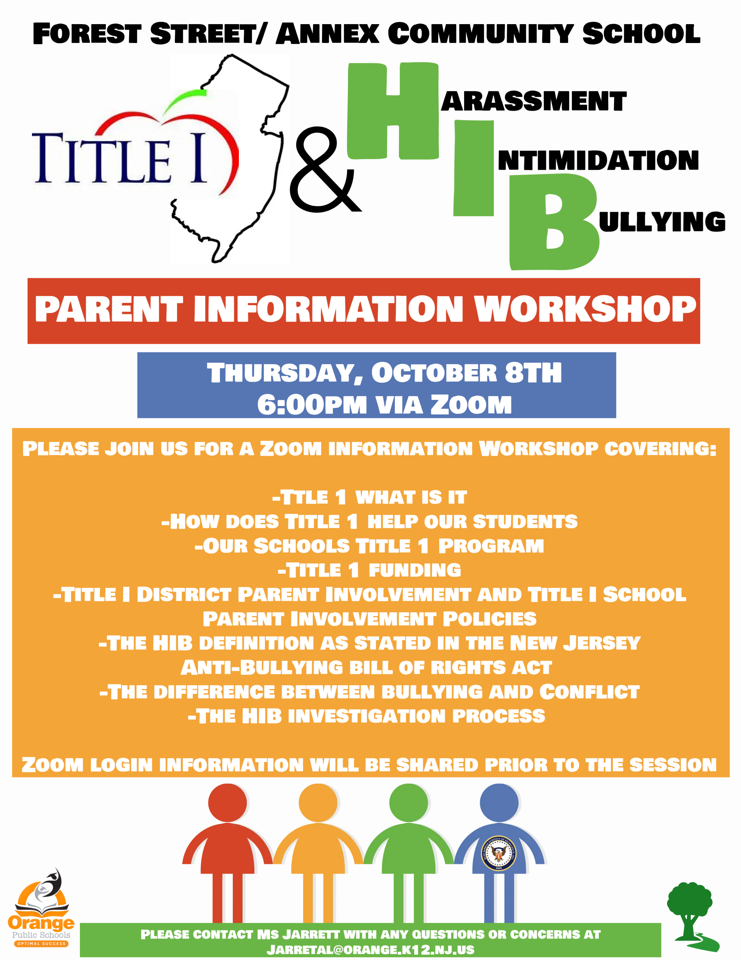 IMPORTANT - PARENT INFORMATION WORKSHOP — YOU’RE INVITED!!!