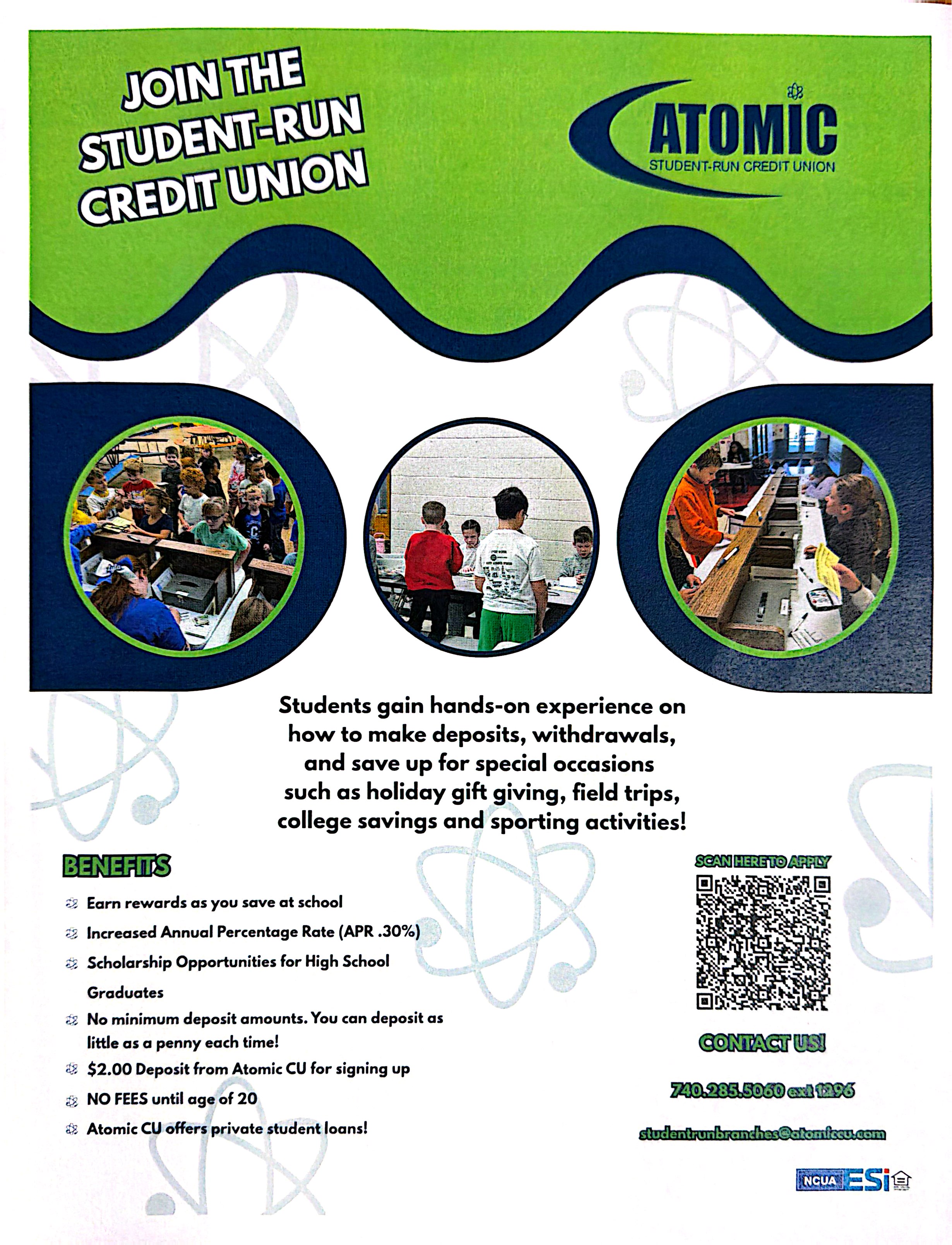 Join the student-run credit union! 