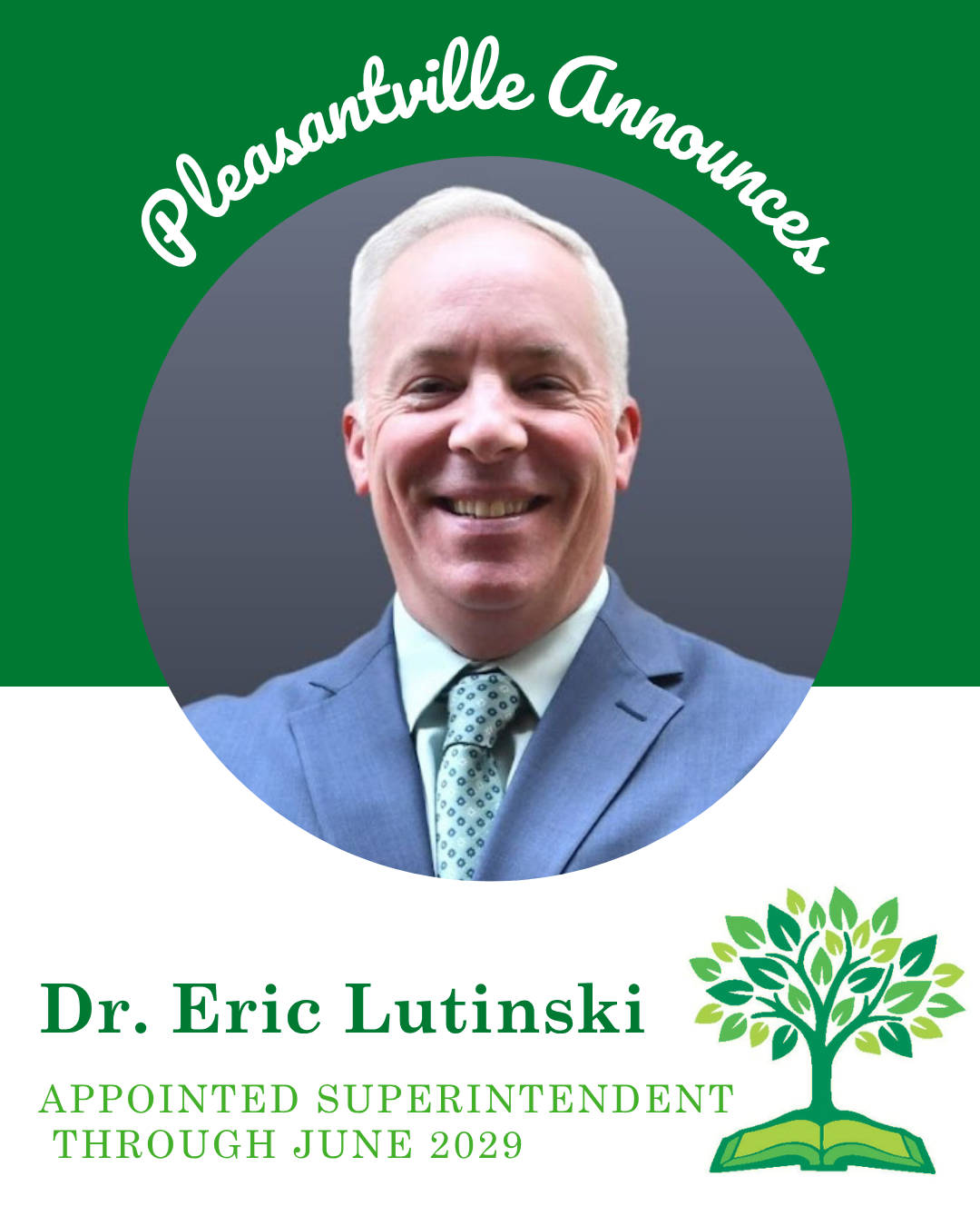 Pleasantville Board of Education and Dr. Eric Lutinski Reach Agreement on Continued Leadership 