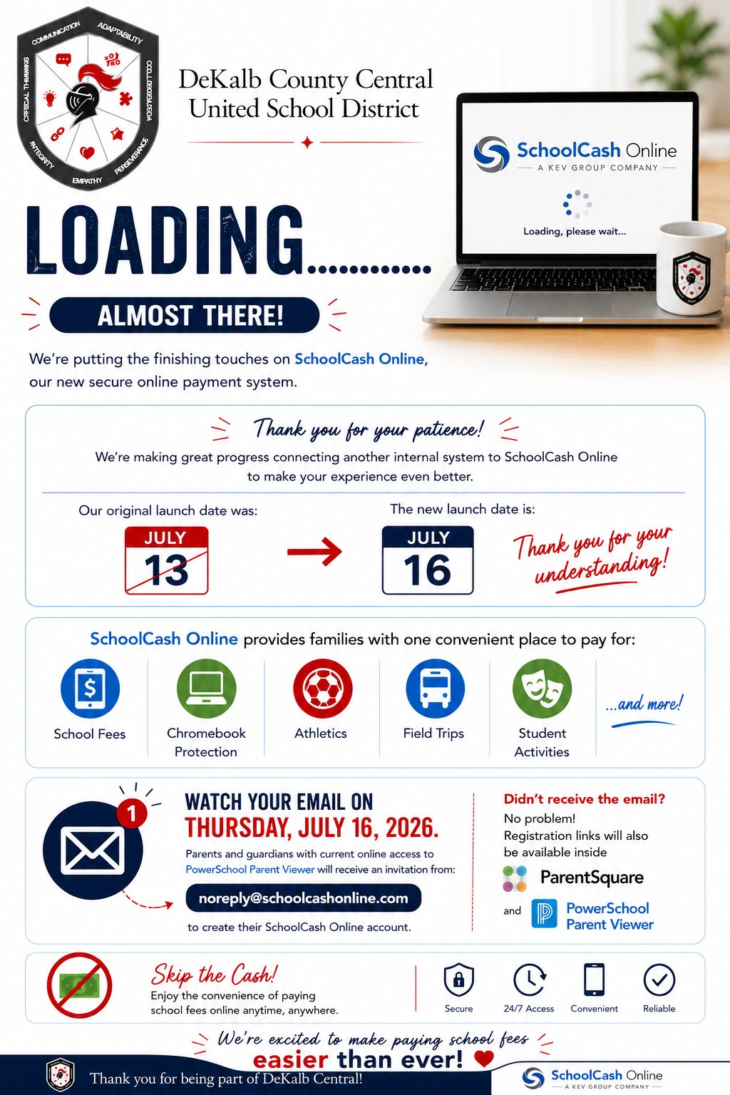 📢 SchoolCash Online is Almost Ready!