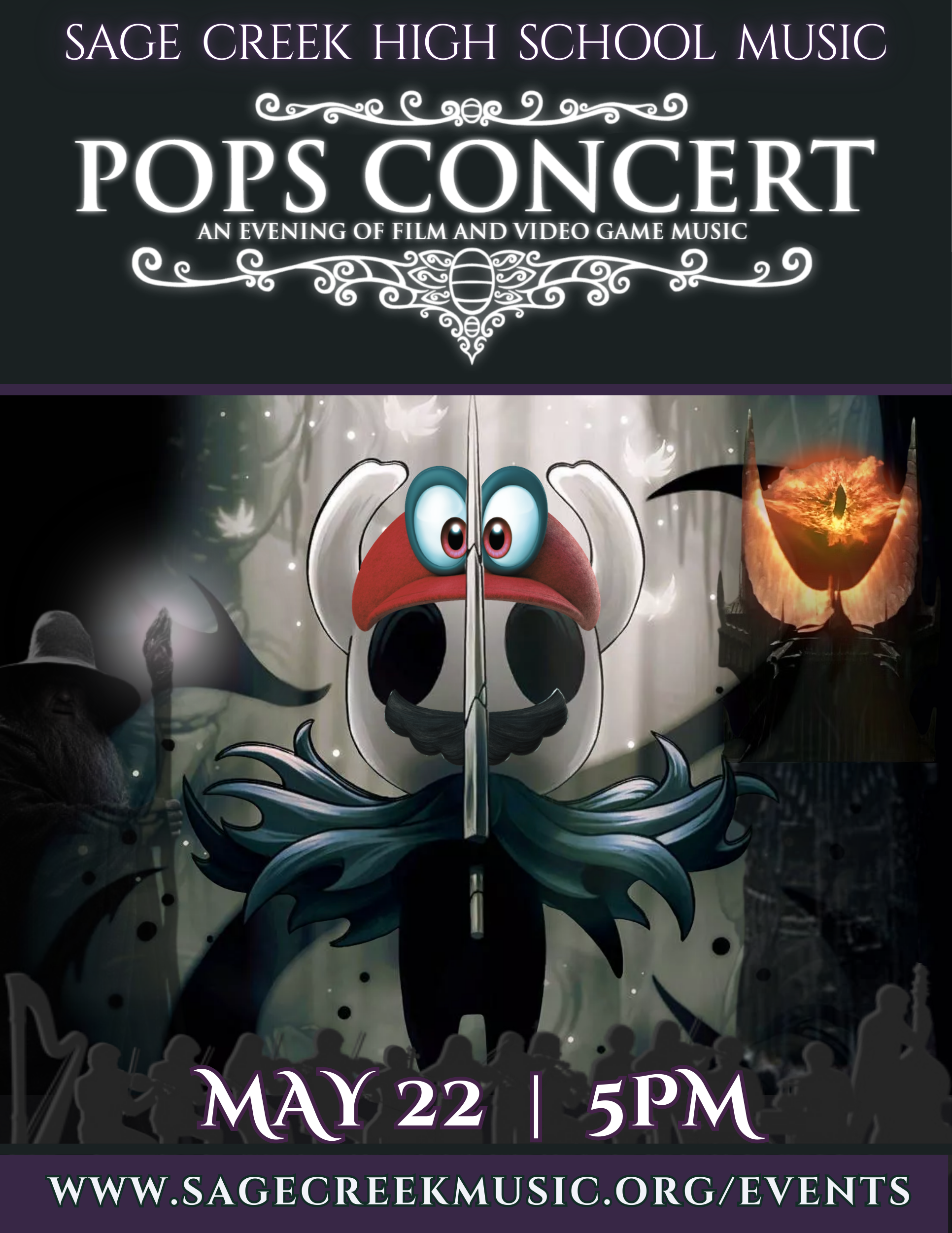 SCHS Music POPS CONCERT this Friday, 5/22 at 5 PM