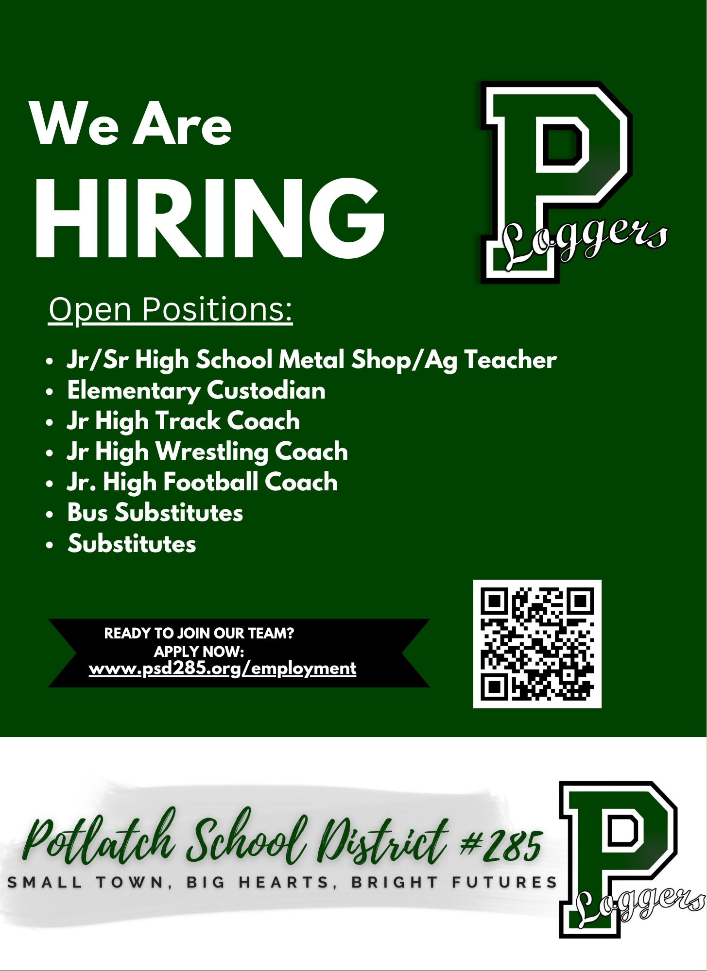Now Hiring! 