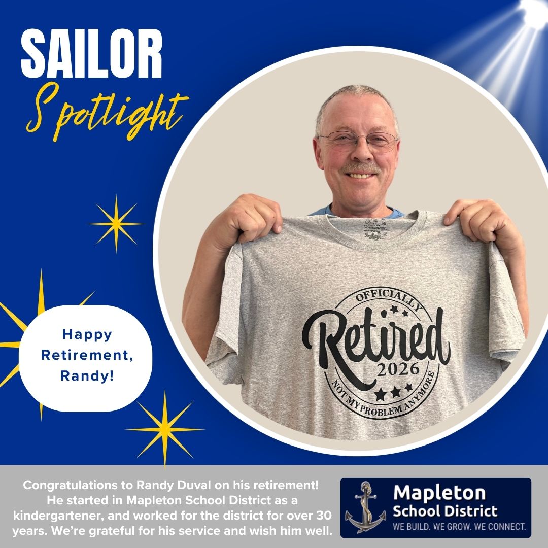 Sailor Spotlight: Happy Retirement, Randy!