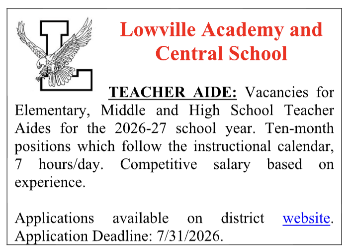 Employment Opportunities at LACS