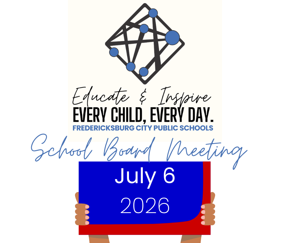  📍FCPS School Board Meeting Monday, July 6 - Closed Session to start at 5:30 PM