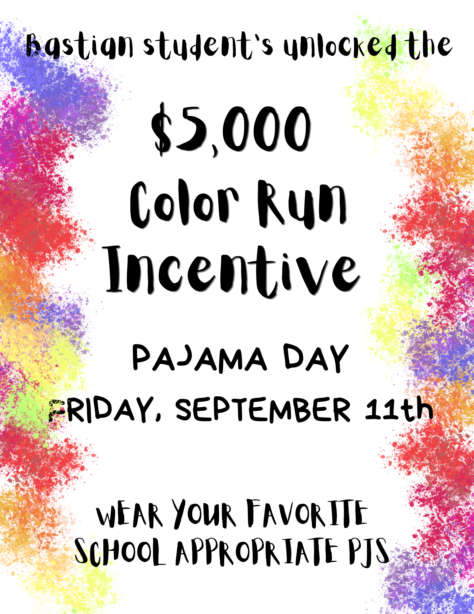 Pajama Day, September 11th!