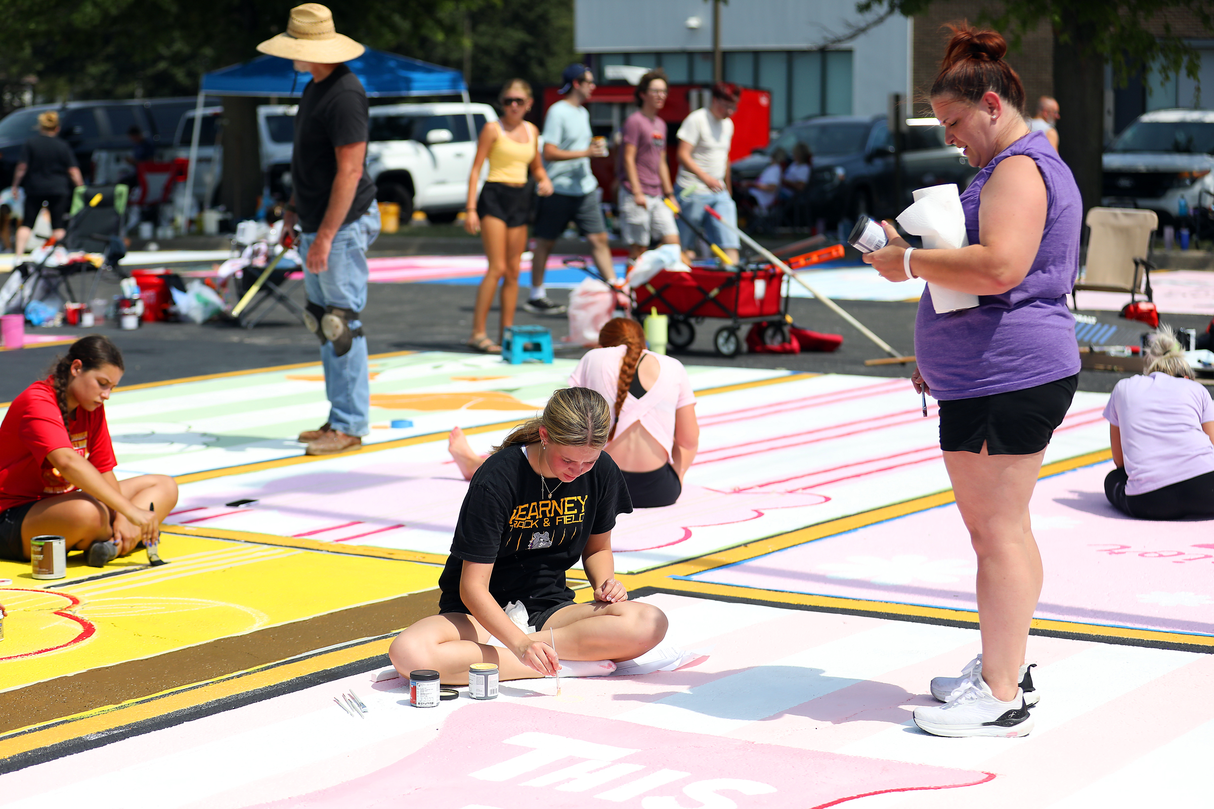 Class of 2027 Continues Beloved Tradition by Making Their Mark On the KHS Parking Lot