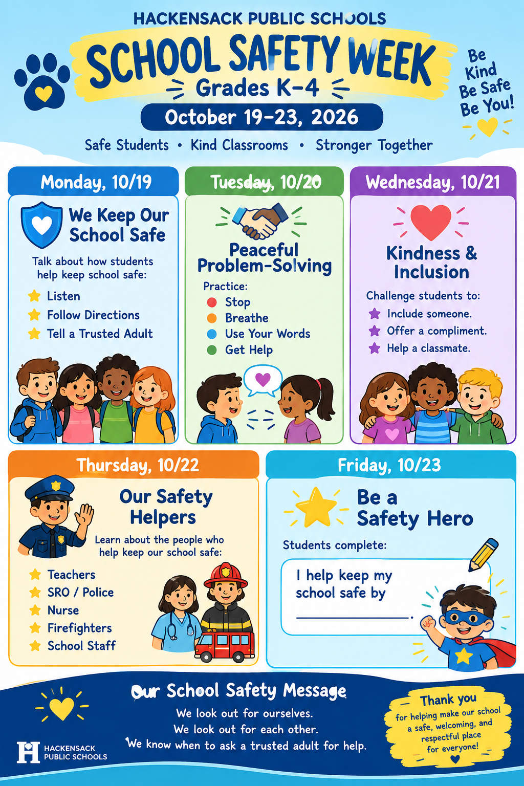 School Safety Week!