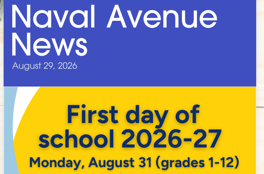 Naval Avenue News 8-29-26