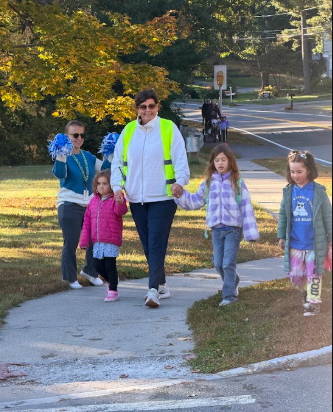 Mrs. Callaghan's Walk to School Day buddies!