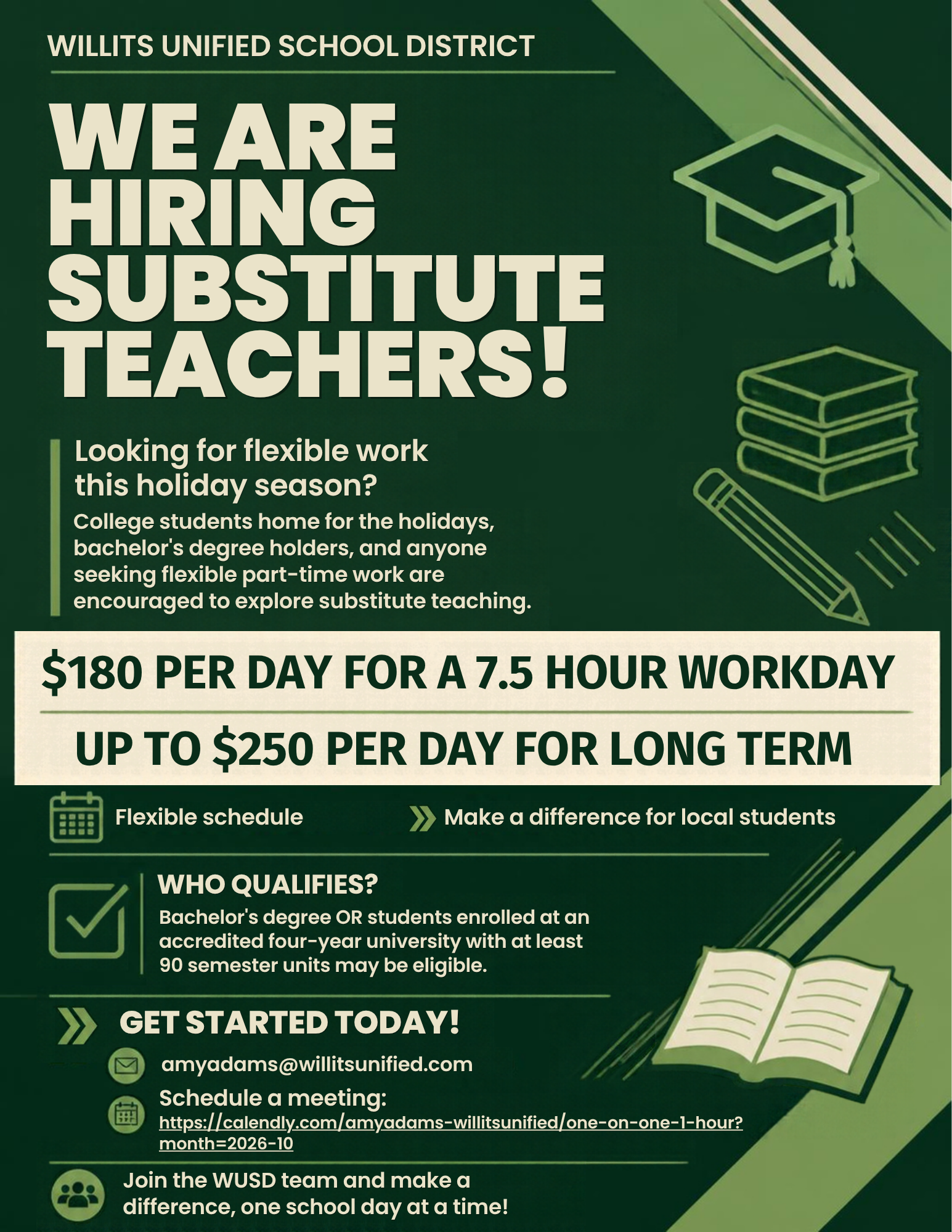 Hiring Substitute teachers