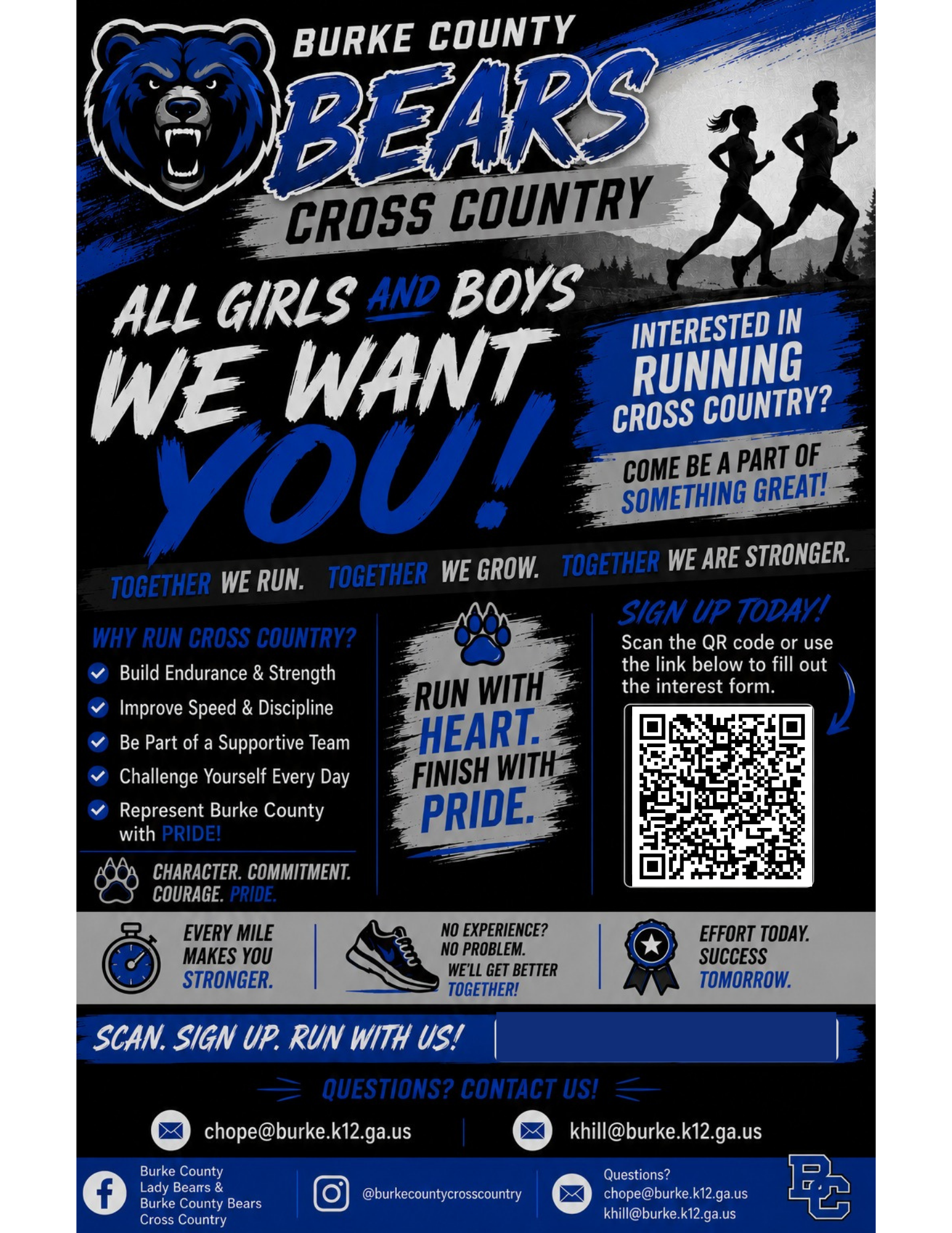 🏃‍♀️🏃‍♂️Bears Cross Country🏃‍♀️🏃‍♂️