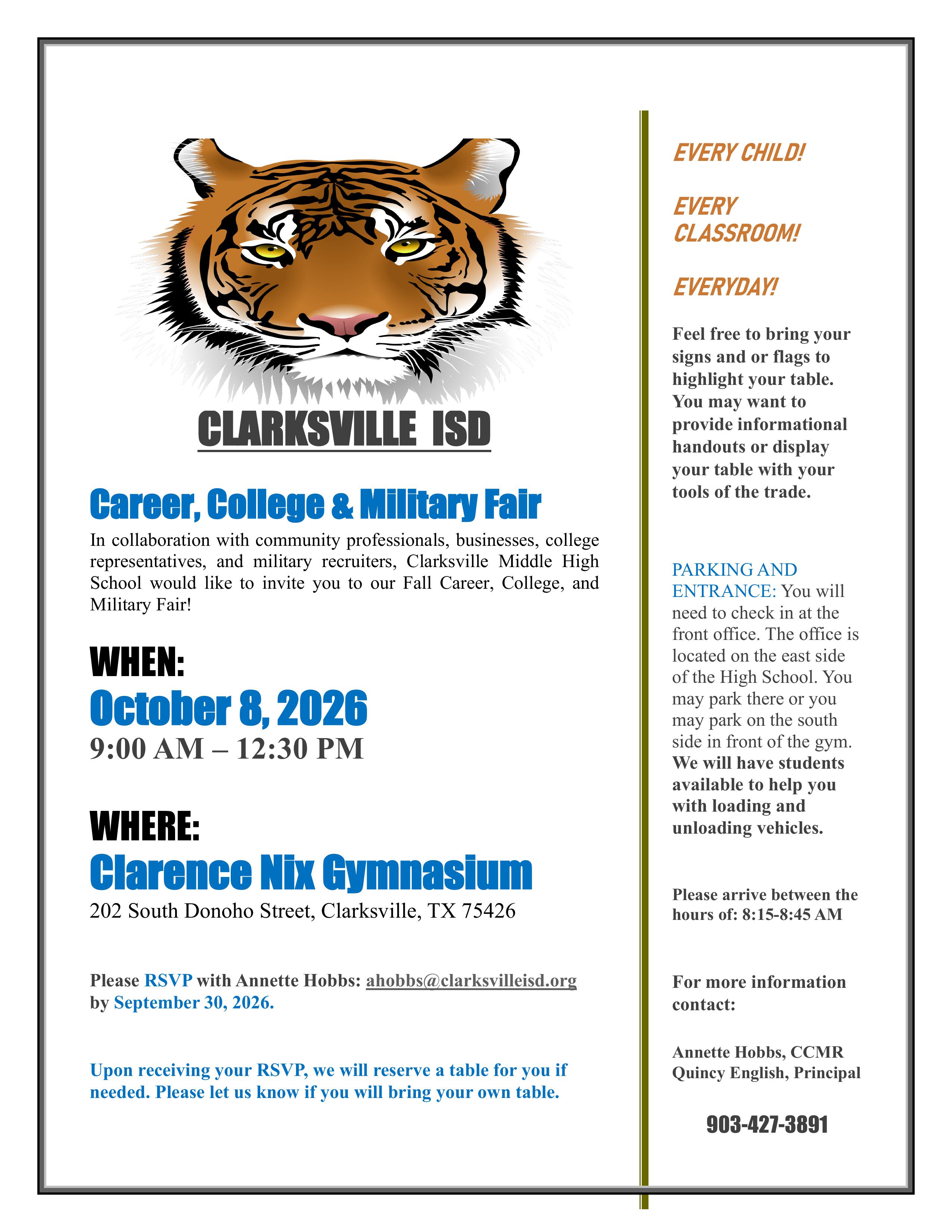 CISD College, Career, and Military Fair
