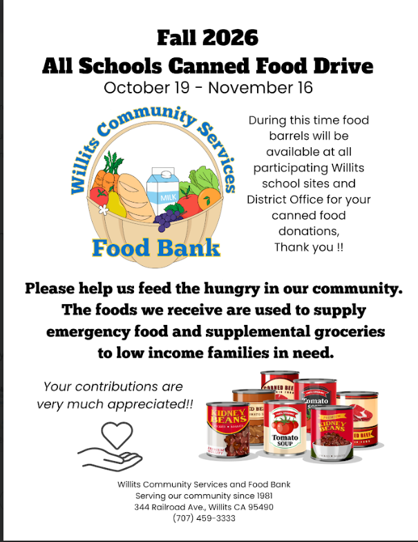 Canned food drive