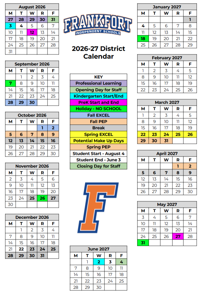 FIS District Calendar