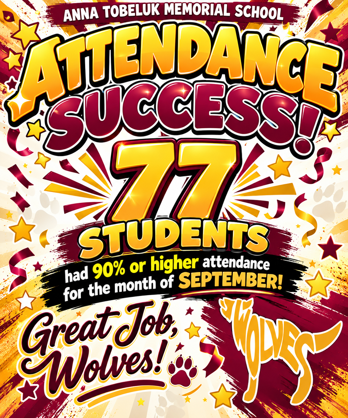 🐺🎉 ATMS ATTENDANCE SUCCESS! 🎉🐺