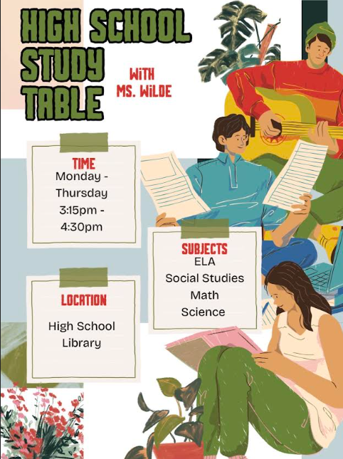 HS Study Table