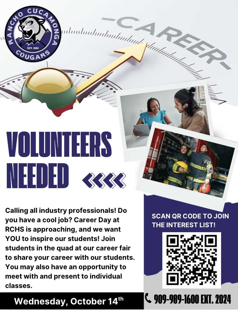 Career Day Volunteers Needed!