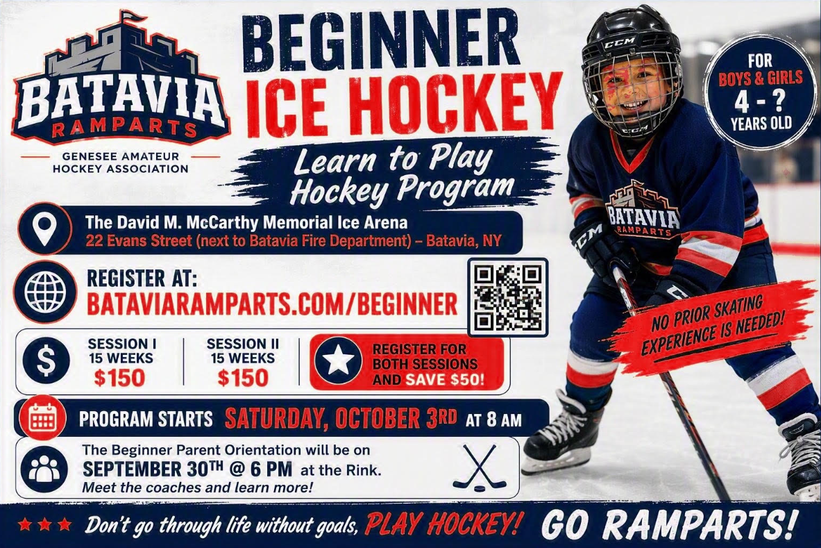 COMMUNITY NEWS - BEGINNER ICE HOCKEY 