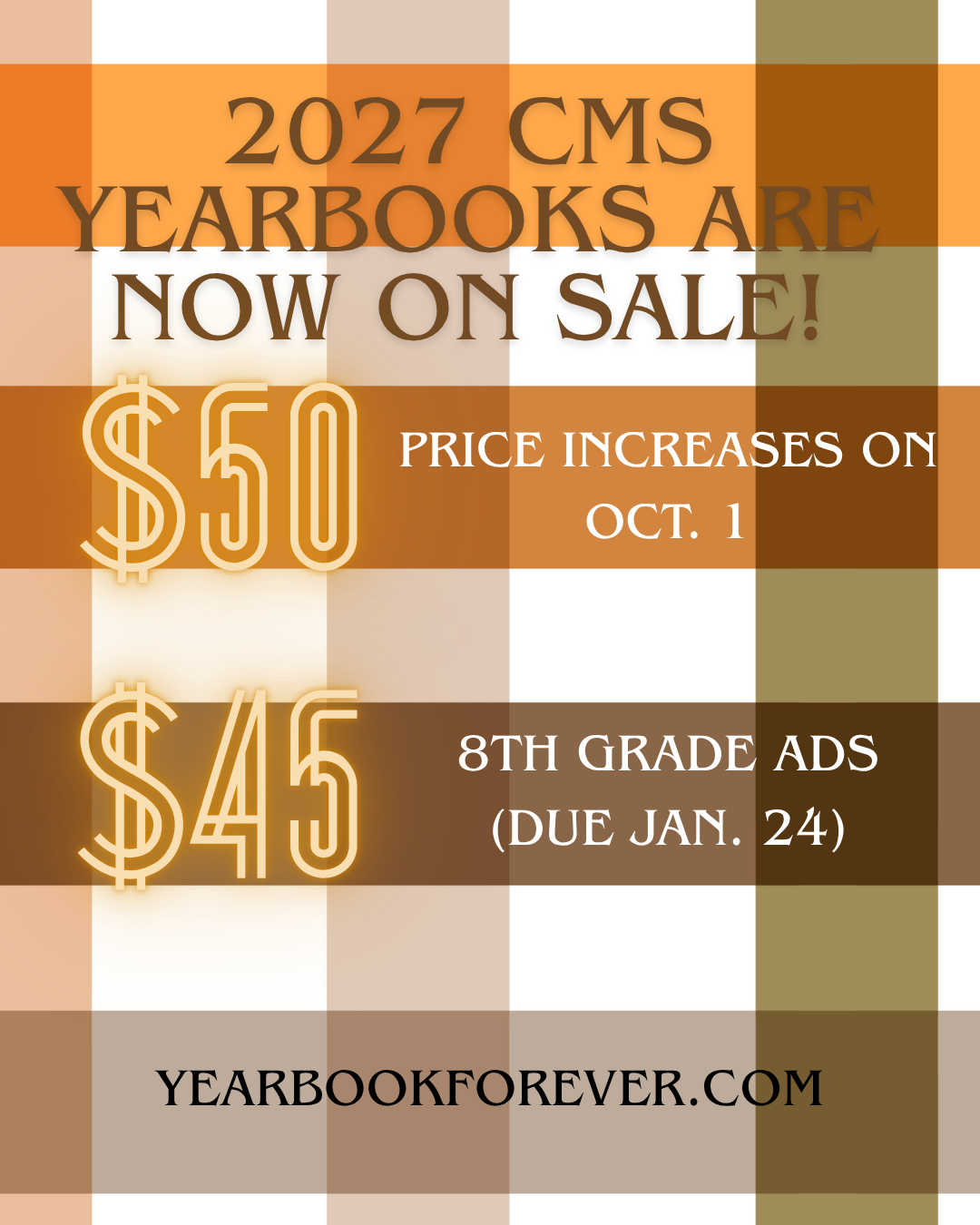 CMS Yearbooks Now on Sale!