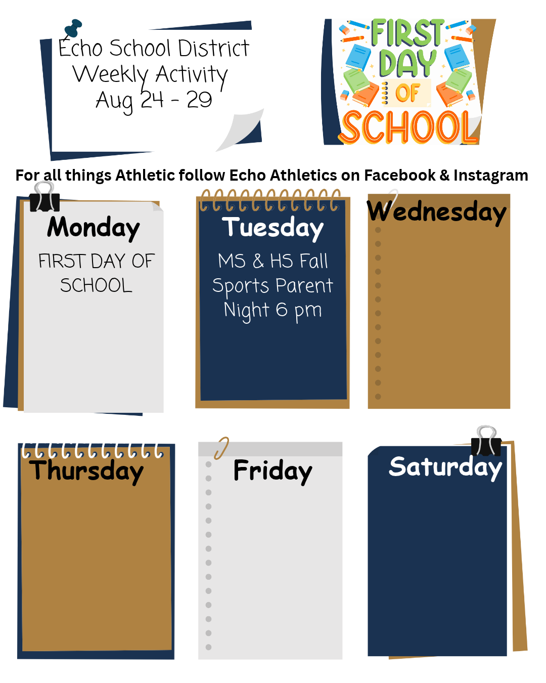 Weekly Activies