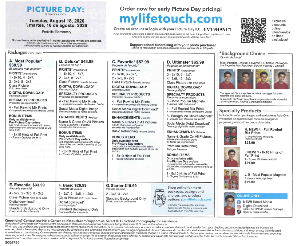 Picture Order Form