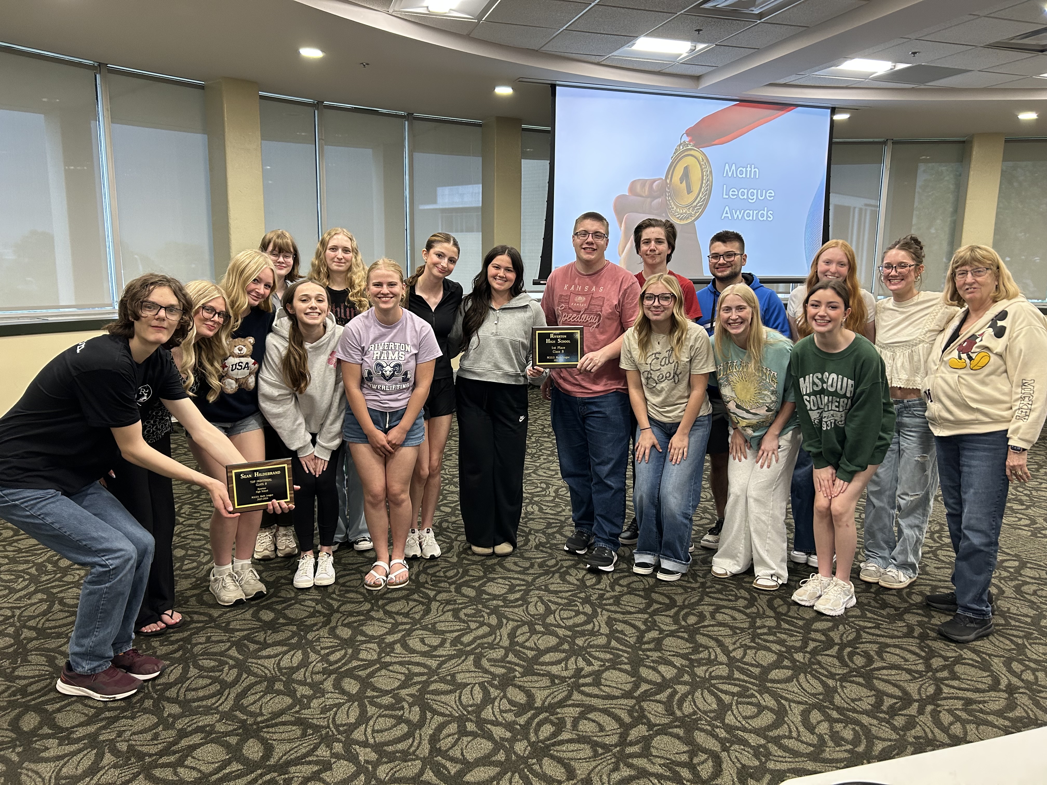 Math League Reigns in 1st Place again! Congratulations! 