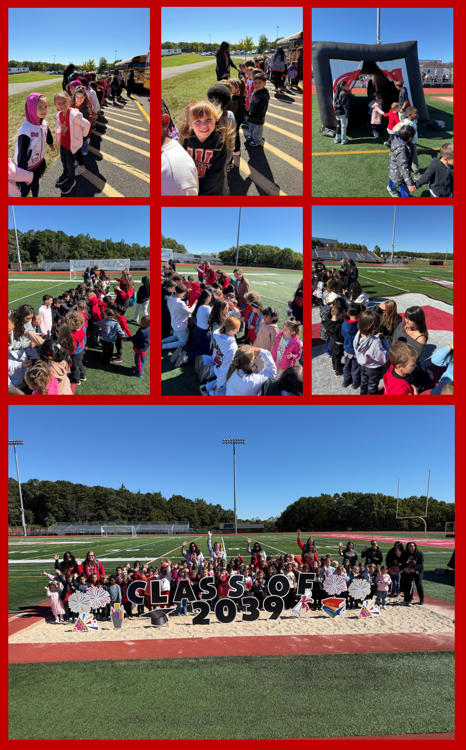 Kindergarten/Senior Walk at Sachem East!