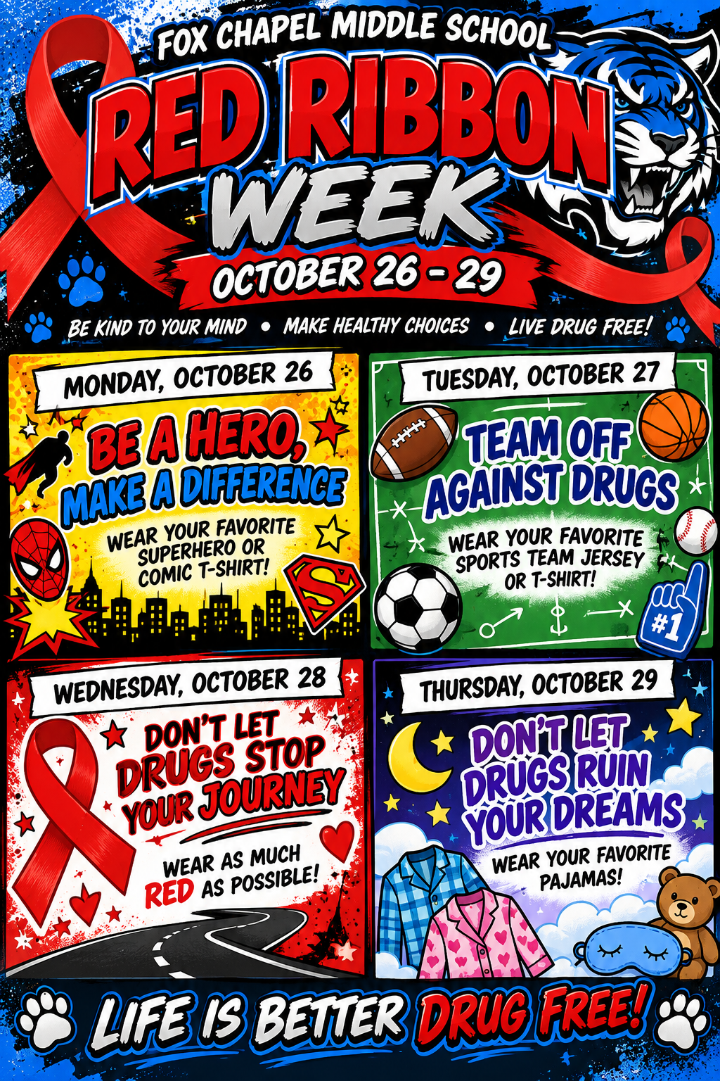 Red Ribbon Week Oct 26-29