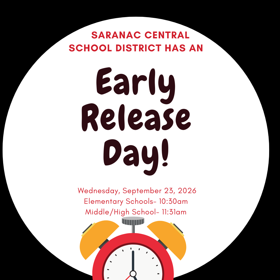 Early Release Day Reminder- Wednesday, September 23, 2026