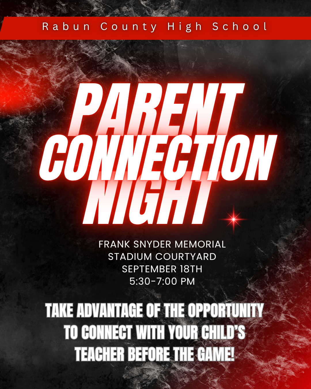PARENT CONNECTION NIGHT! 