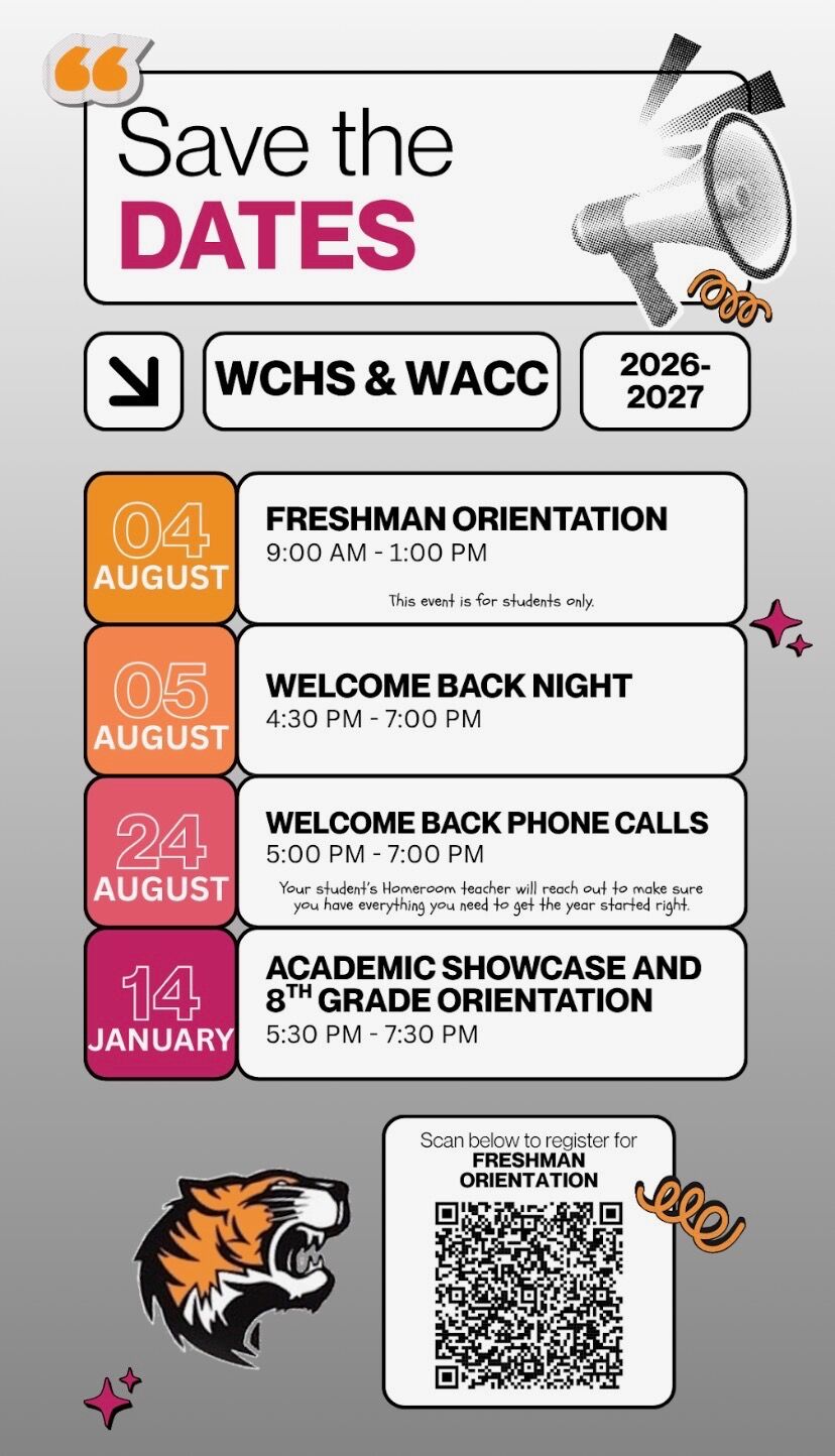 Calling All Incoming WCHS Freshmen!