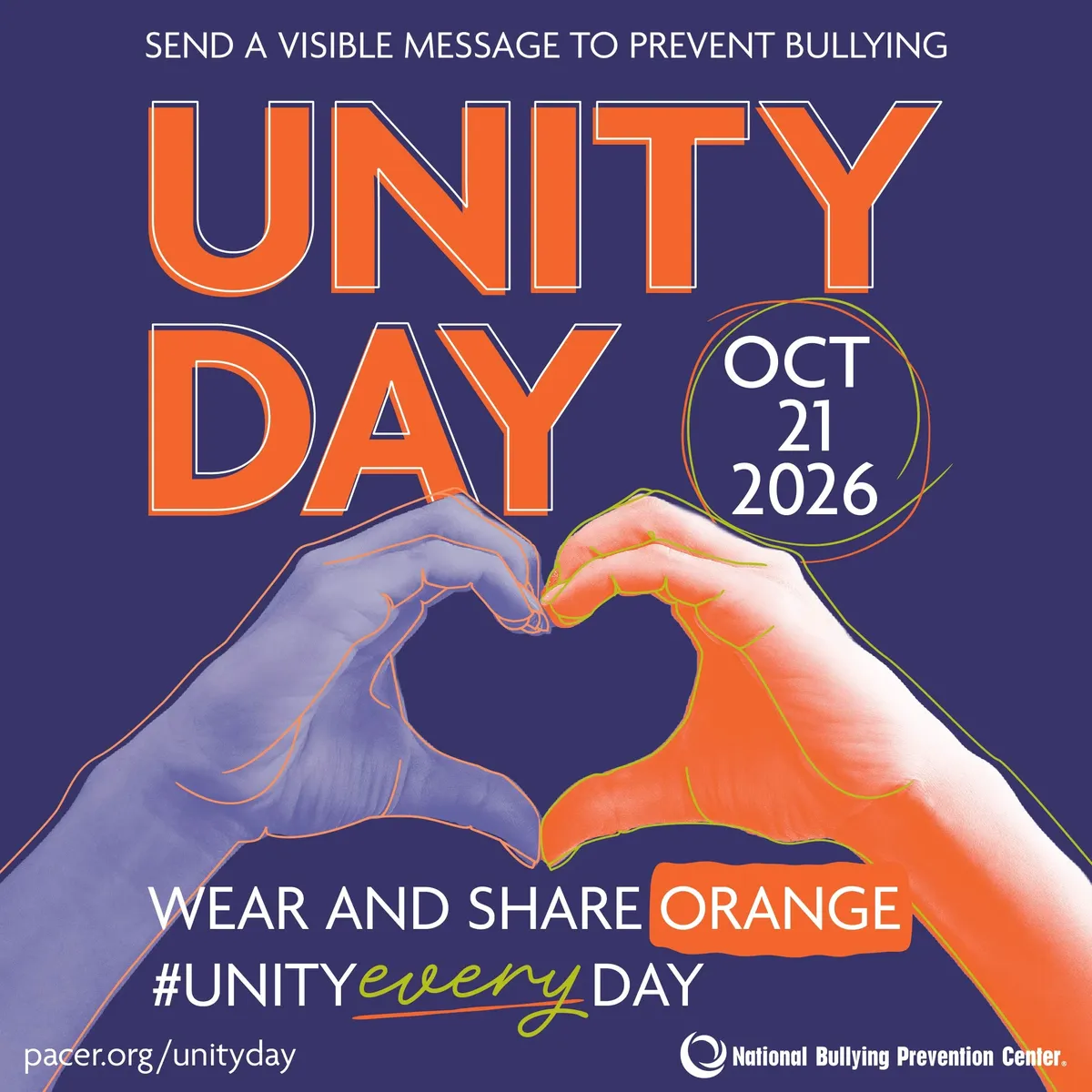 Save the Date: Unity Day is Wednesday, October 21st! 🧡 Wear Orange!