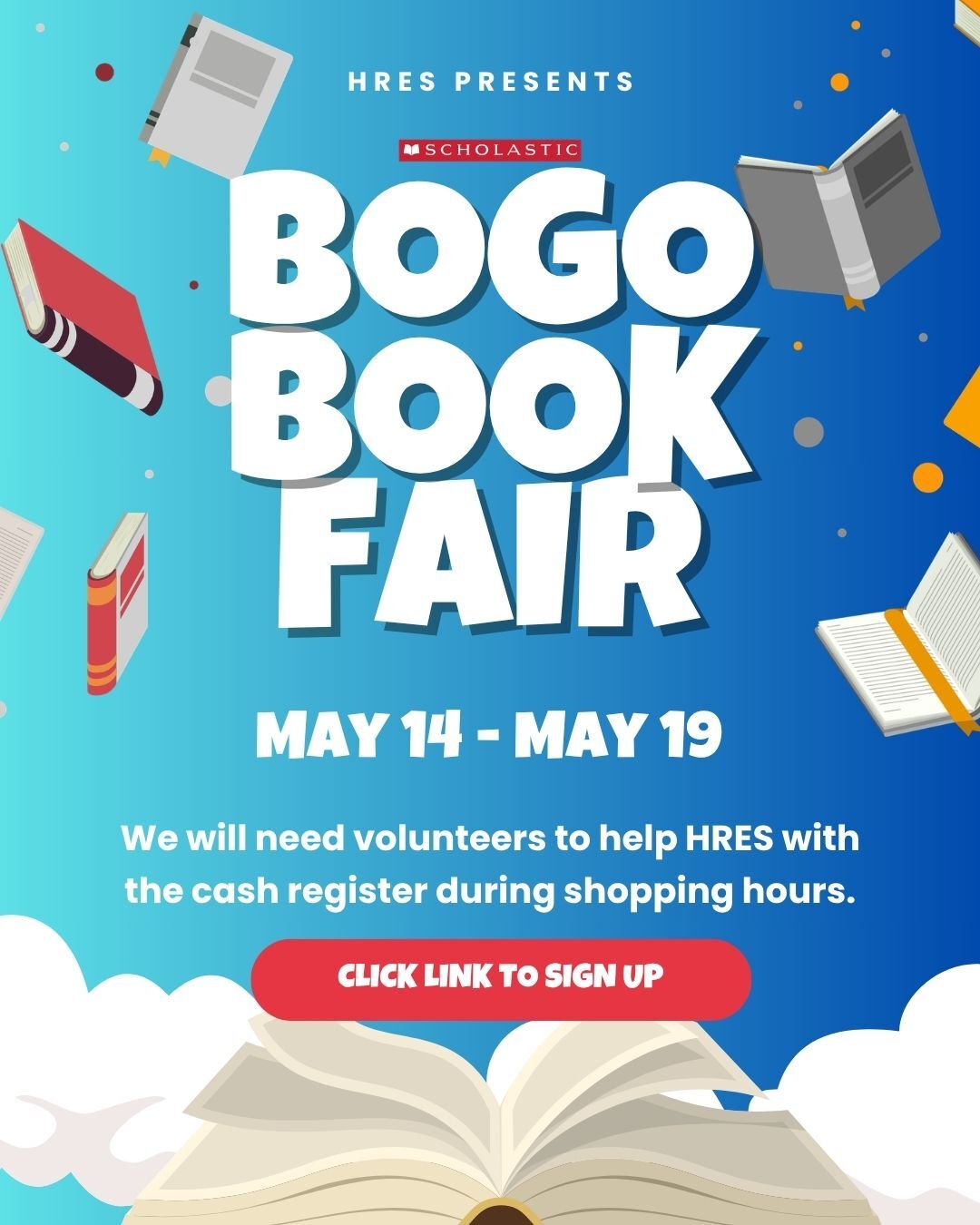📚 BOGO Book Fair is Coming! (Volunteers Needed)
