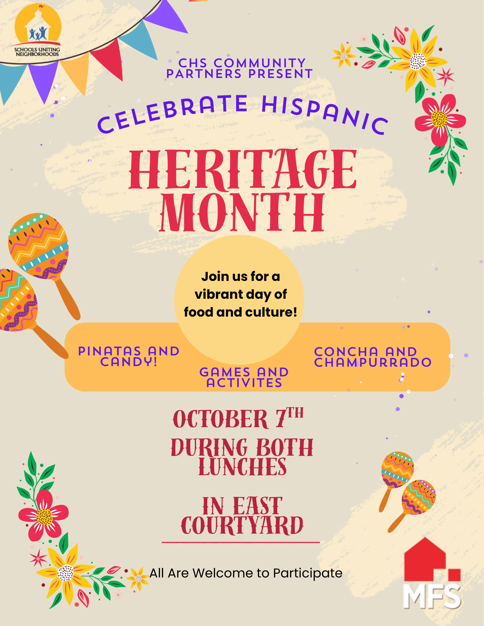 CHS Community Partners Celebrate Hispanic Heritage Month - October 7