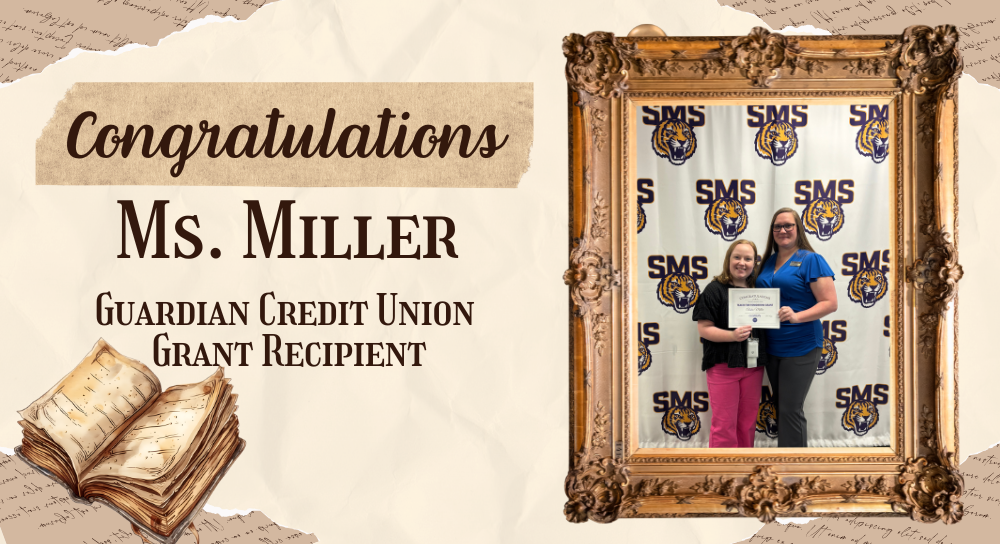 Congratulations, Ms. Miller!