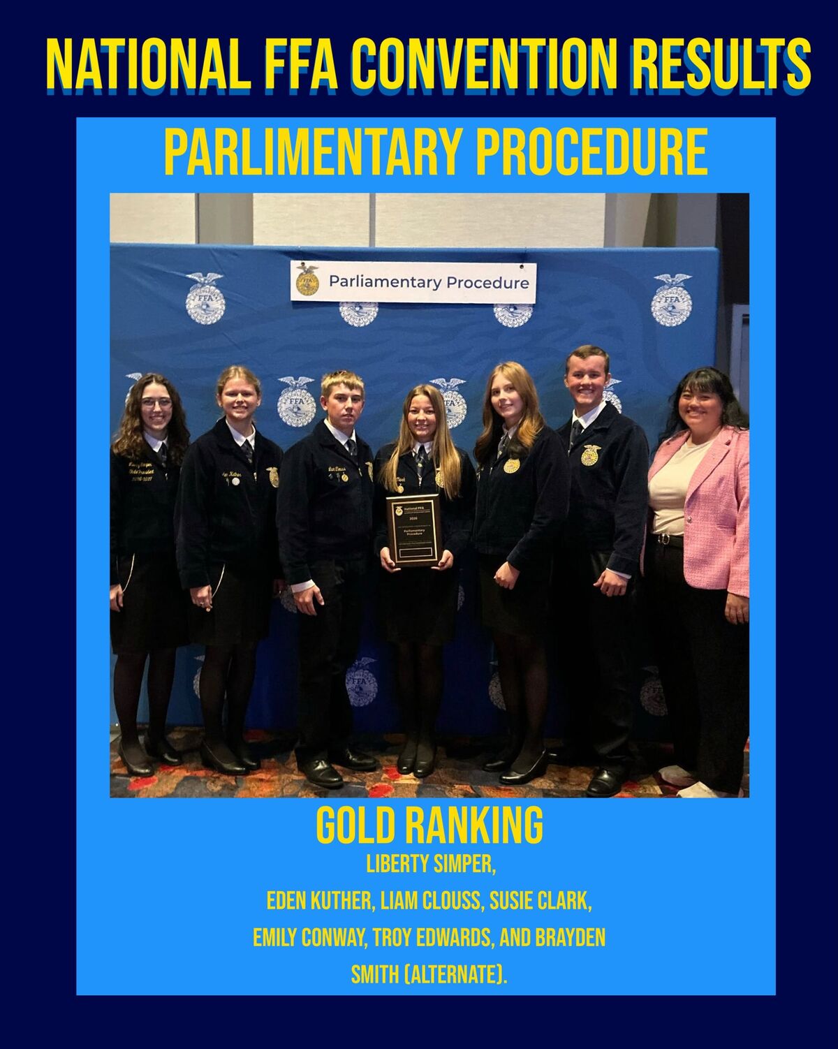 National Success for KHS FFA Program!