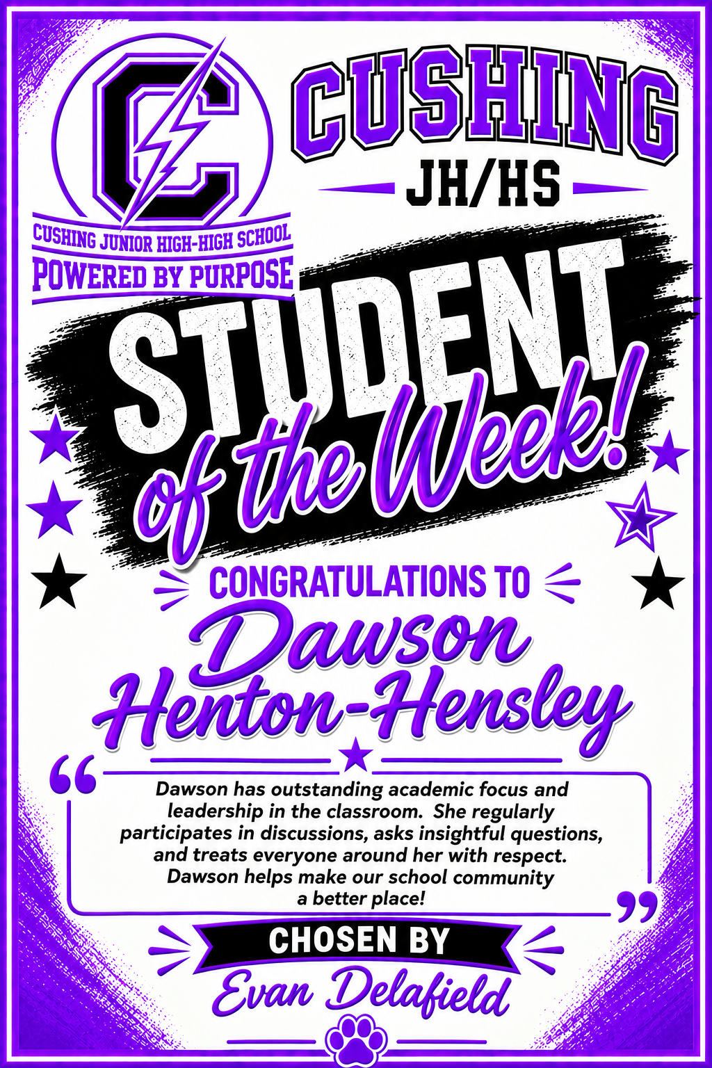 Students of the Week