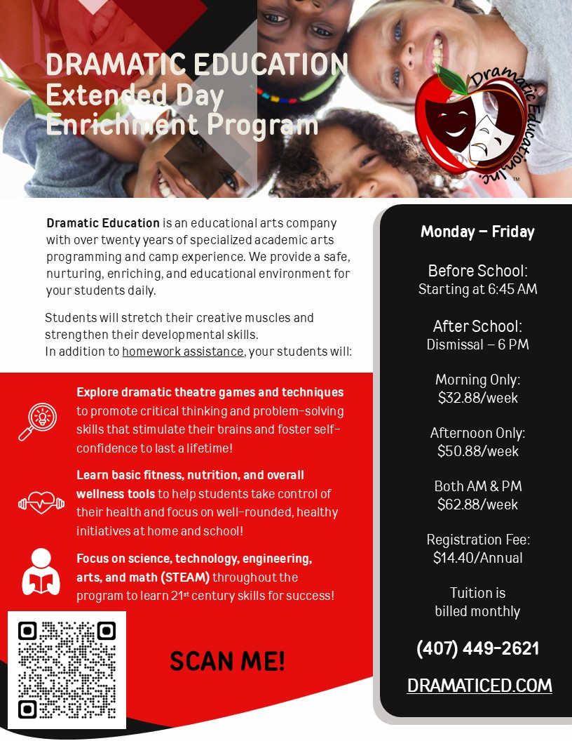Dramatic Education Before & After School Program!