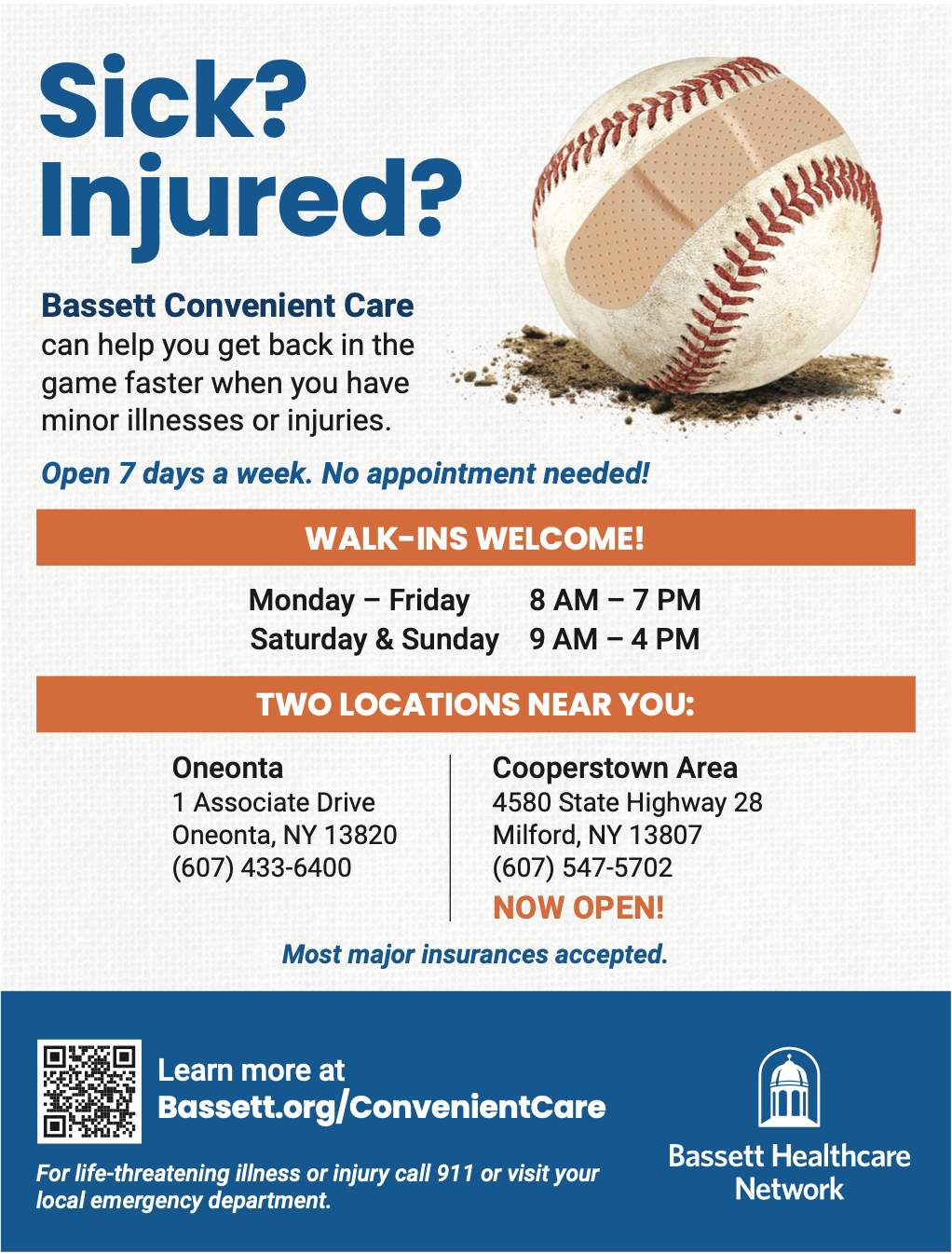 New Bassett Convenient Care Location