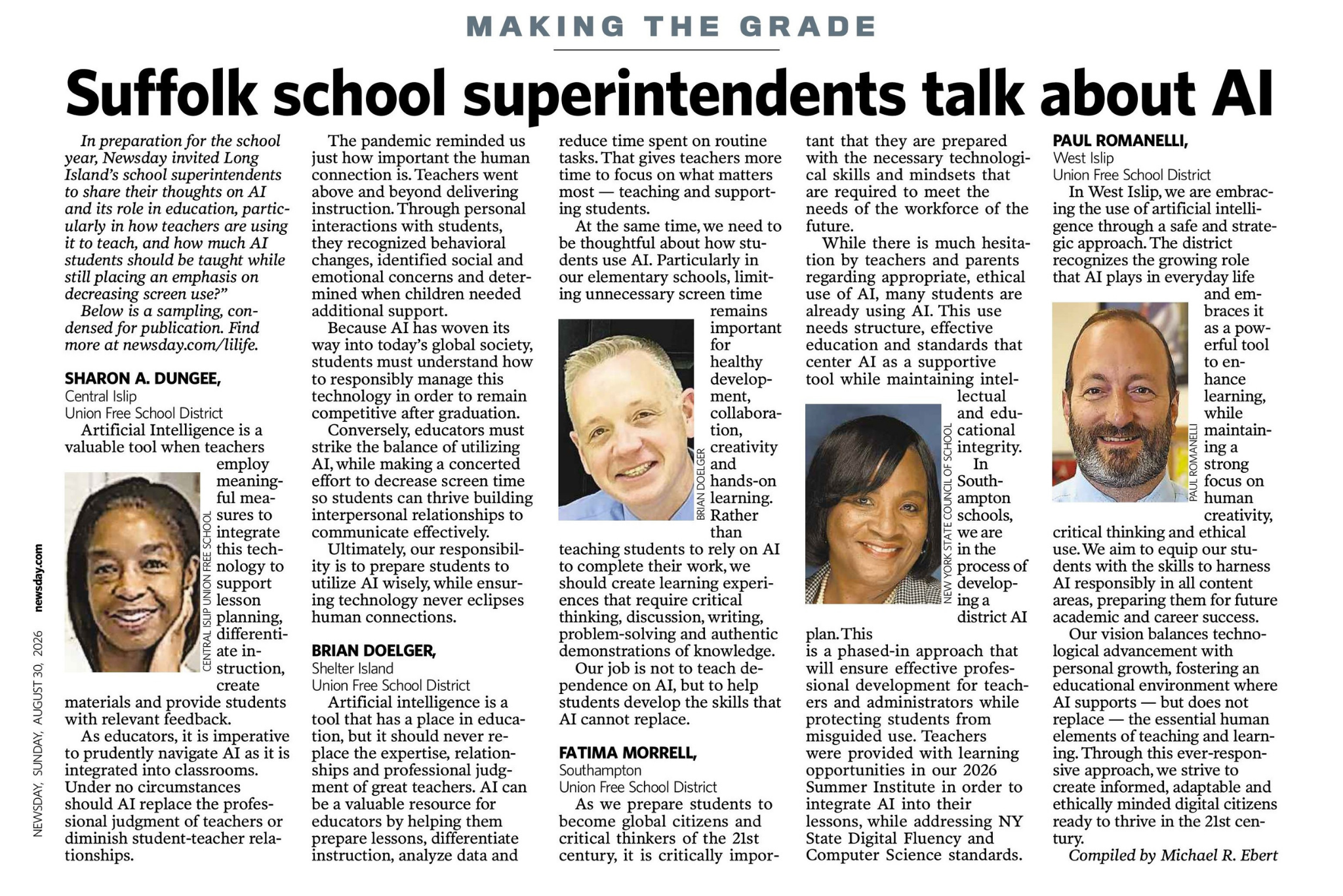 Superintendents Talk about AI