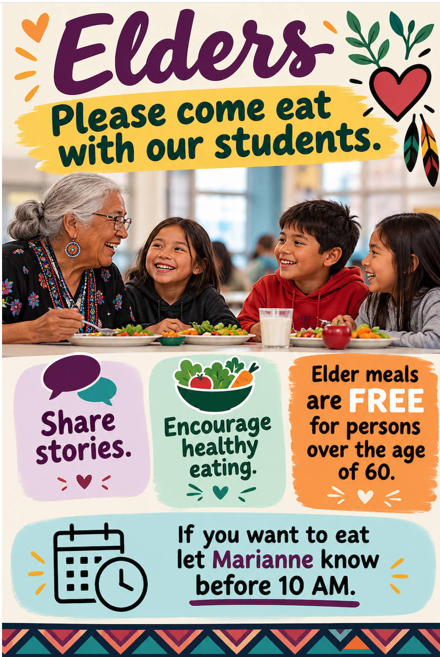 Elders Please Come Eat with Students