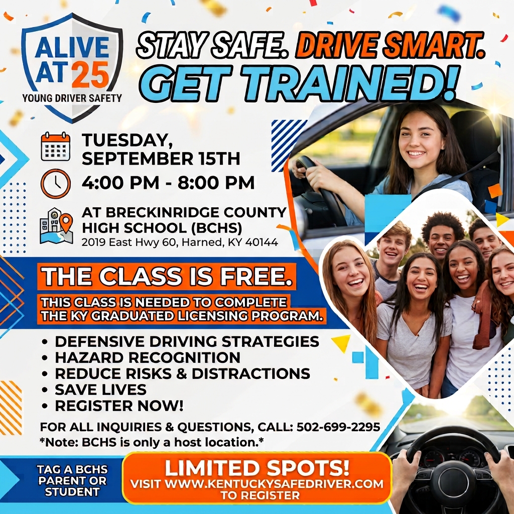 Alive at 25 Classes offered at BCHS