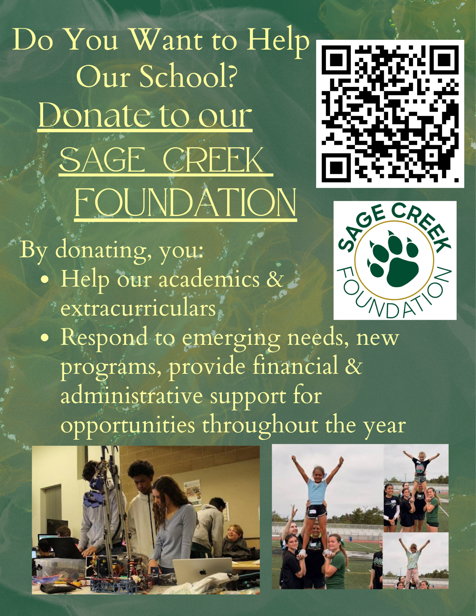 Support our Bobcats and community by donating to the Foundation program