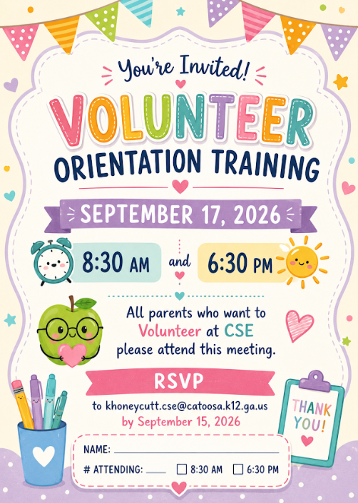 Volunteer Orientation Training!
