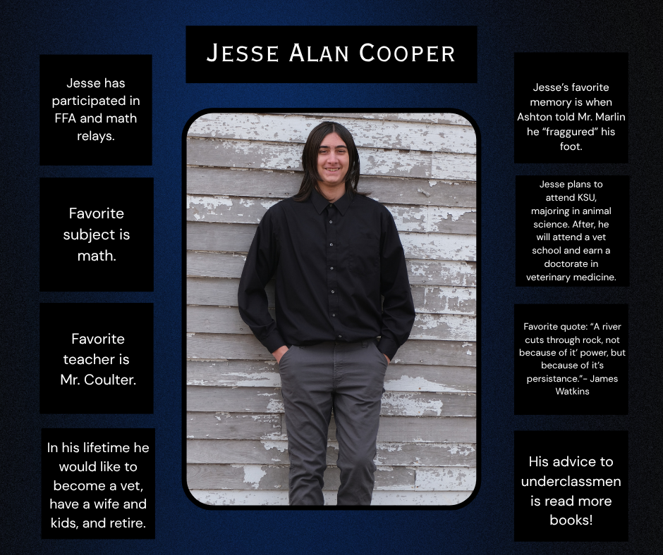 Senior Spotlight: Jesse Cooper