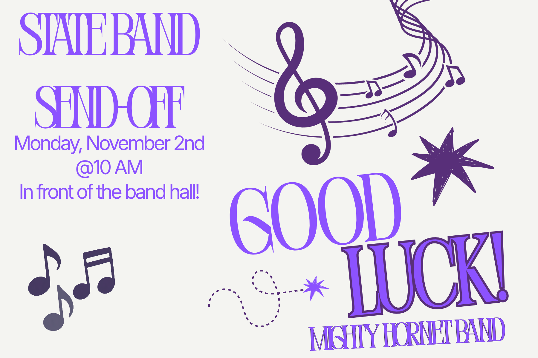 State Band Send-off