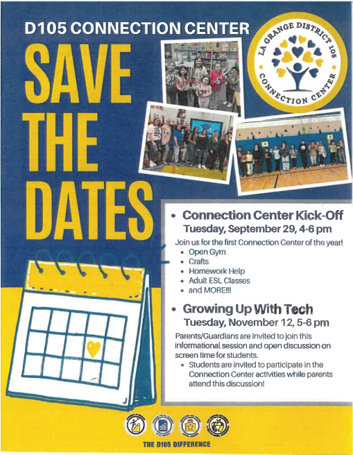 Tomorrow is the First Day of Connection Center