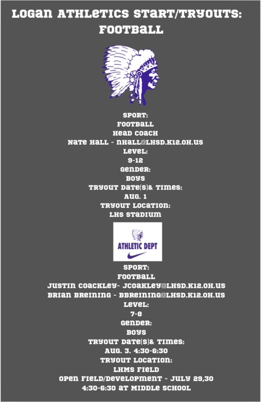 Fall Sports Tryouts