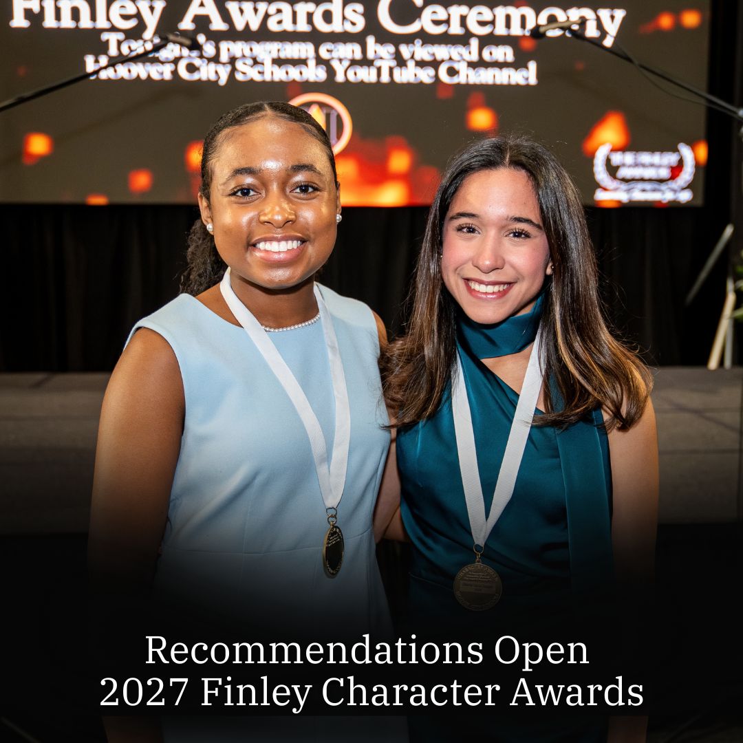 Recommendations Open for the 2027 Finley Character Awards